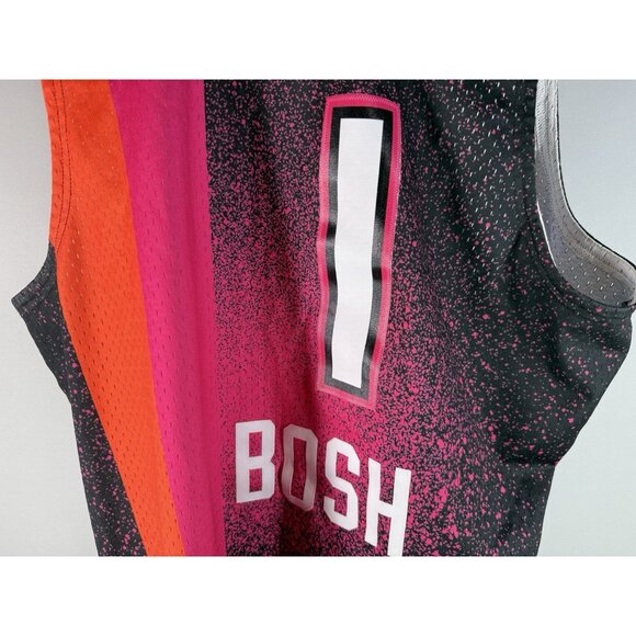 Mitchell & Ness Miami Heat No.1 Chris Bosh 2011-2012 Gradient HWC Jersey Size XL - Picture 10 of 12